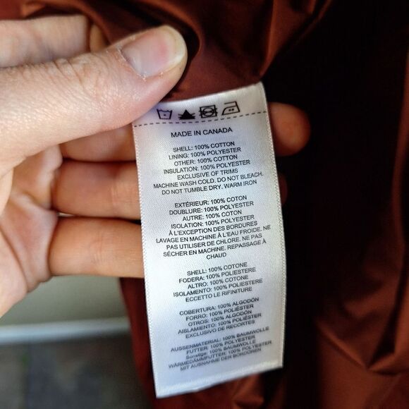 Filson Quilted Westward Vest Burnt Red Small - Picture 7 of 7